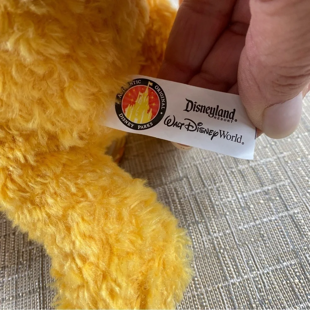Disney‎ Parks Winnie the Pooh Stuffed Animal w/1st Visit Disneyland Pin
